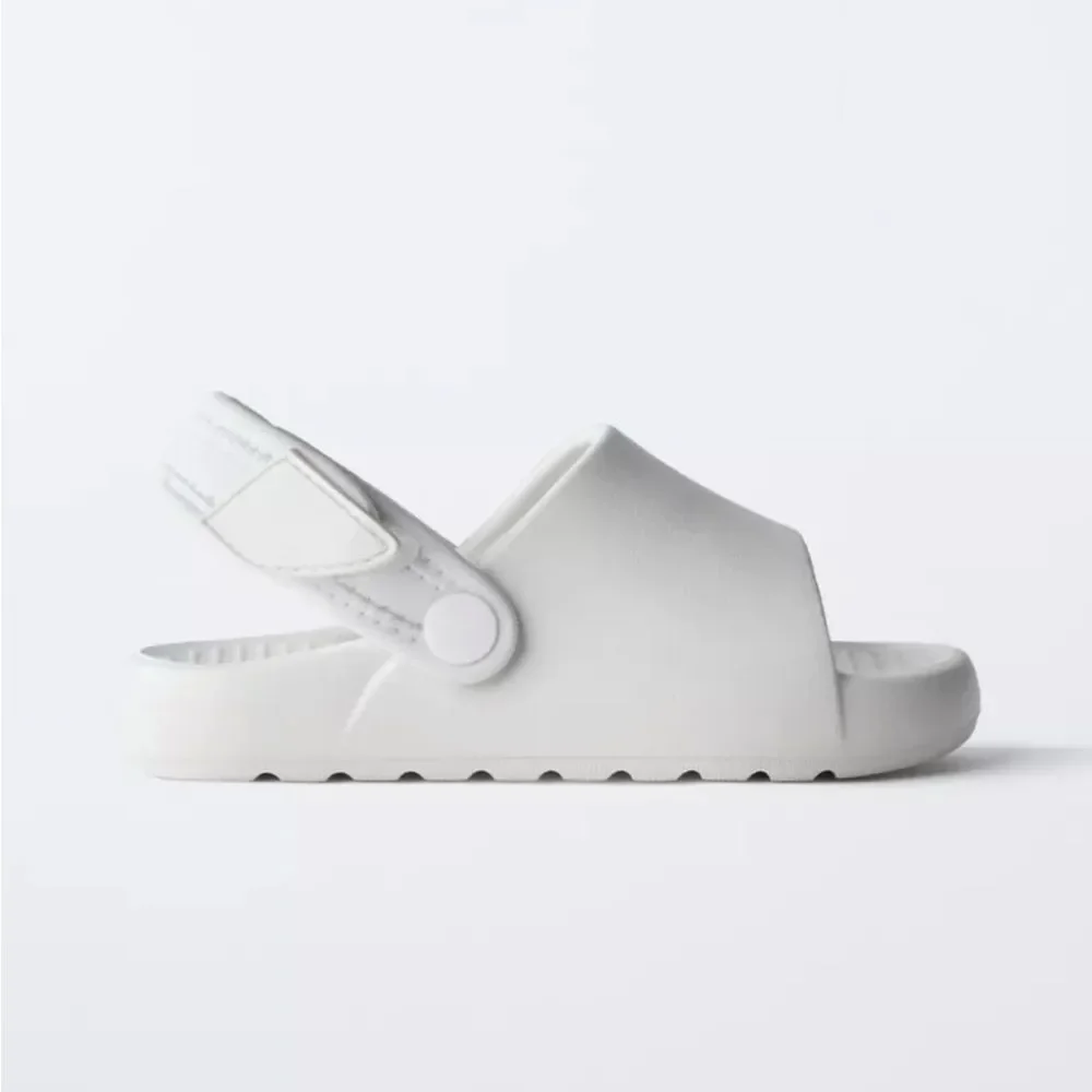 Zara RUBBER SLINGBACK SANDALS